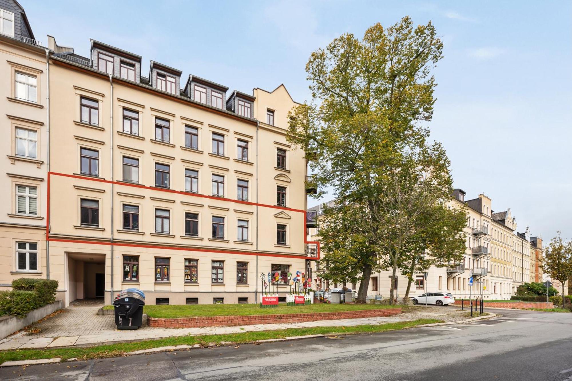 Edler Wohnraum Schlossteich-Suite 3 Sz Mit Zwei Balkonen, Kaffeevollautomat, Kamin, Klima, Lift & Zwei Parkplaetzen Chemnitz Exterior photo